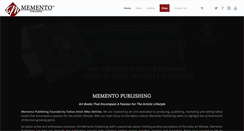 Desktop Screenshot of mementopublishing.com